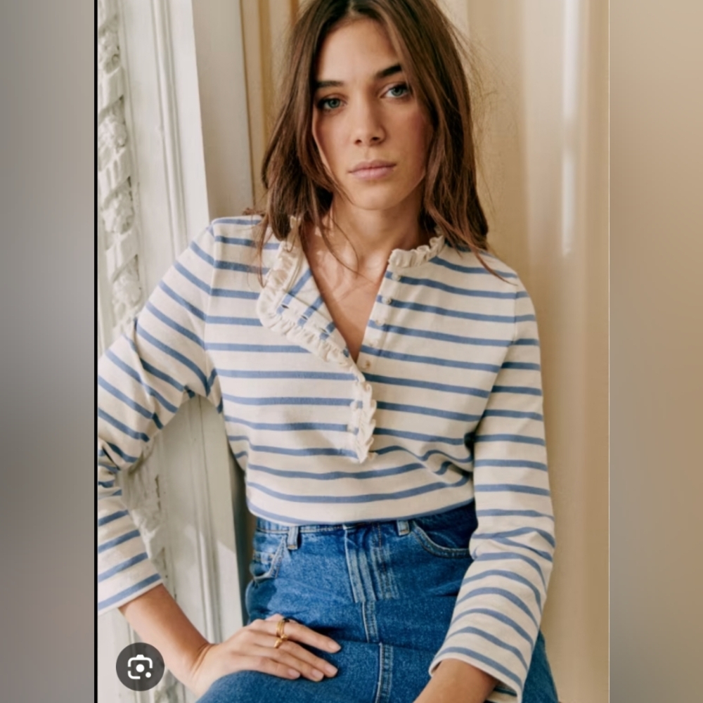 ❌SOLD❌NWT Sézane Marinière Gaël Top- size S